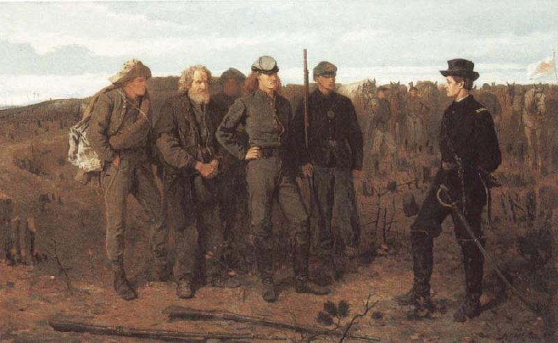 unknow artist Prisoners from the front oil painting picture